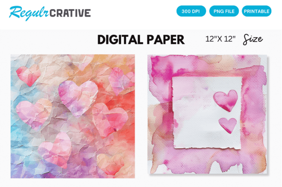 Download Love Sticky Notes Watercolor Paper - Watercolor Collection