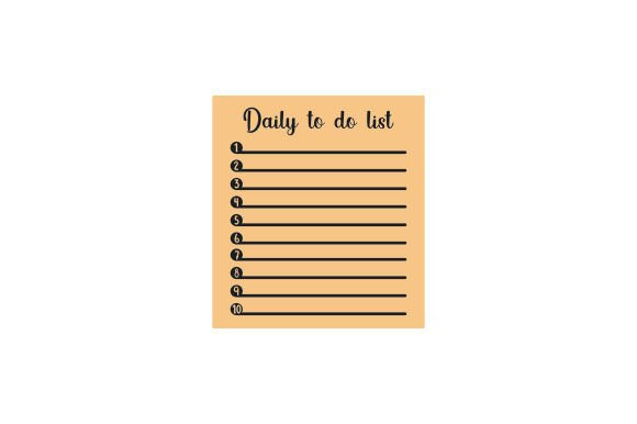 Download Daily to Do List Template - Template Collection