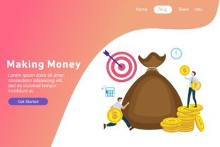 Download Flat Design Web Page Templates of Finance, Business Success, Investment. Web Design Modern - Template Collection