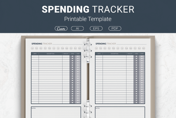 Download Spending Tracker Printable Template - Template Collection