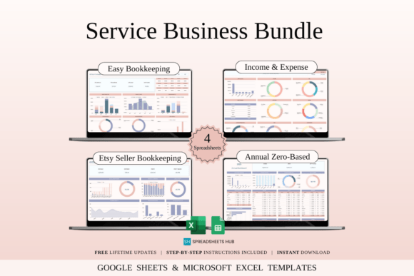 Download Service Business Bundle | 16 Templates - Template Collection
