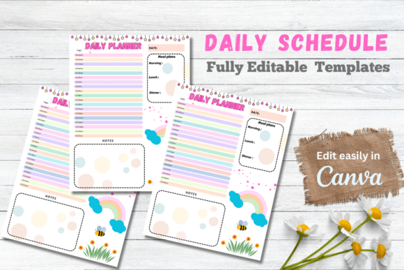 Download Editable Daily Schedule Template - Template Collection