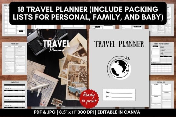 Download Travel Planner Template Bundle - 6 - Template Collection