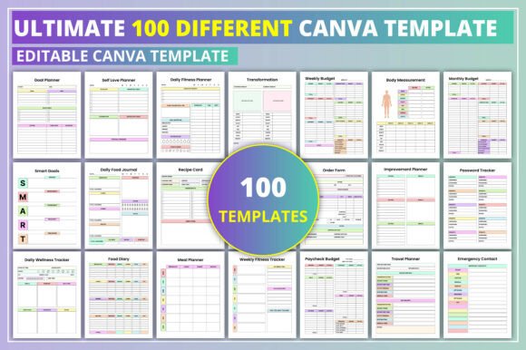 Download Ultimate 100 Different Canva Template - Template Collection