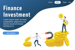 Download Flat Design Web Page Templates of Finance, Business Success, Investment. Web Design Modern - Template Collection