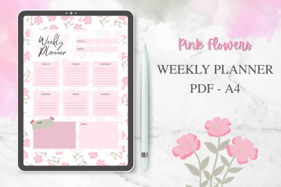 Download Weekly Planner | Printable PDF Template - Template Collection
