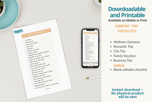 Download Comfort Travel Bundle: Travel Checklists - Travel checklist Collection