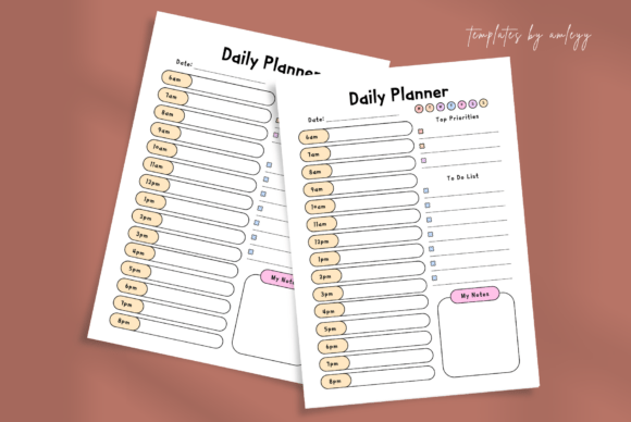 Download Cute Daily Planner Template – Editable - Template Collection