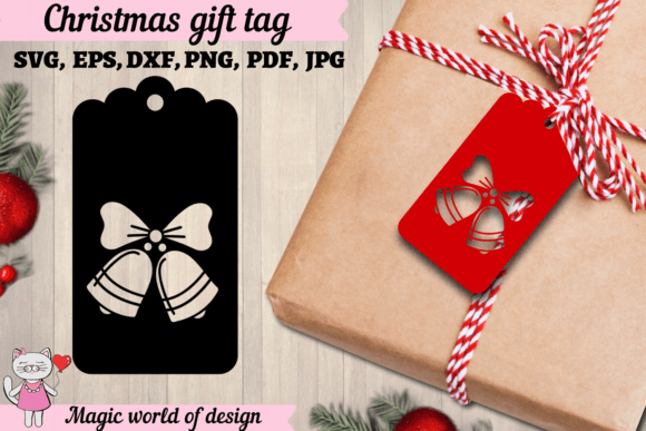 Download Christmas Gift Tag Templates SVG - Template Collection