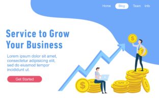 Download Flat Design Web Page Templates of Finance, Business Success, Investment. Web Design Modern - Template Collection