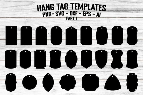 Download Hang Tags SVG Cut File Templates - Template Collection