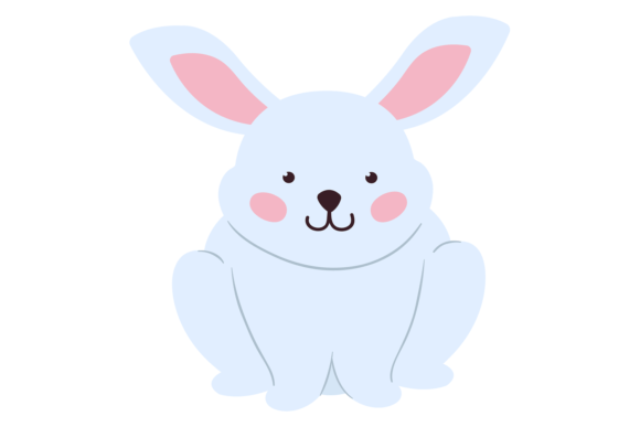 Download White Bunny. Easter Mascot. Cute Rabbit - Rabbit Collection