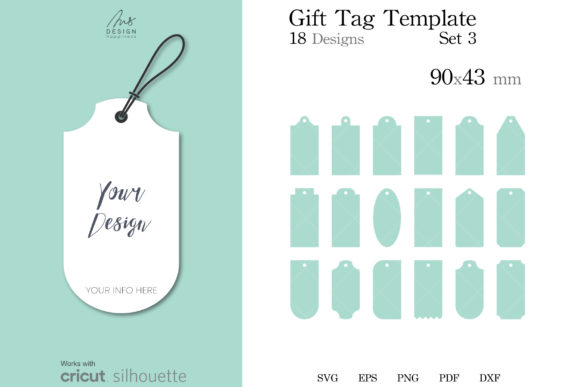Download 18 Gift Tag Templates Set - Template Collection