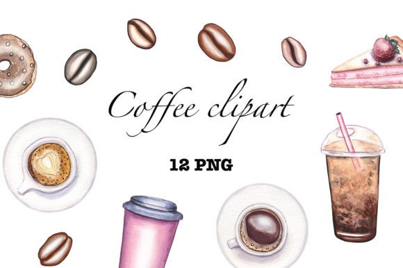 Download Watercolor Coffee Clipart, PNG - Watercolor Collection