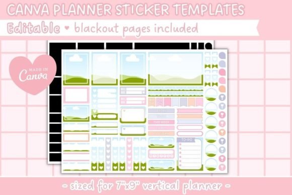 Download Canva Editable Planner Sticker Template - Template Collection