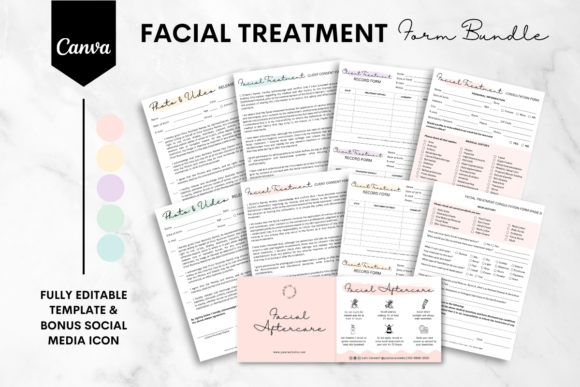 Download Facial Business Form Template Bundle 1 - Template Collection