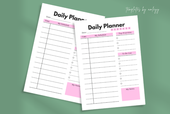 Download Cute Aesthetic Daily Planner Template - Template Collection
