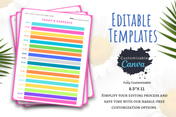 Download Editable Daily Schedule Template - Template Collection