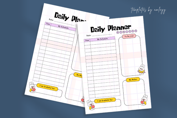 Download Kawaii Aesthetic Daily Planner Template - Template Collection