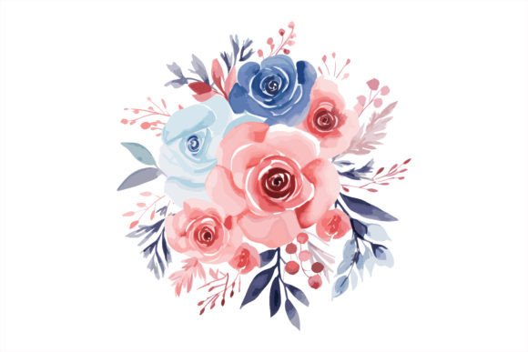 Download Watercolor Florals for Logo Card Design - Watercolor Collection