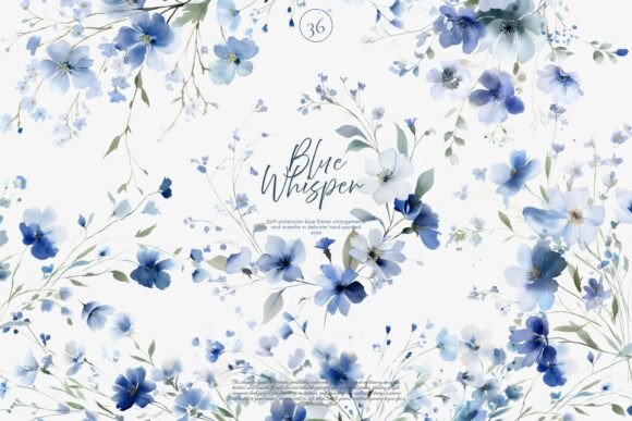 Download Watercolor Florals Clipart Set - Watercolor Collection