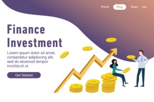 Download Flat Design Web Page Templates of Finance, Business Success, Investment. Web Design Modern - Template Collection