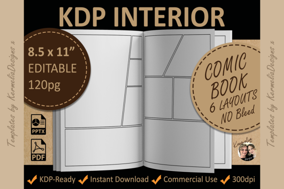 Download 8.5x11 Comic Book Interior Template - Template Collection