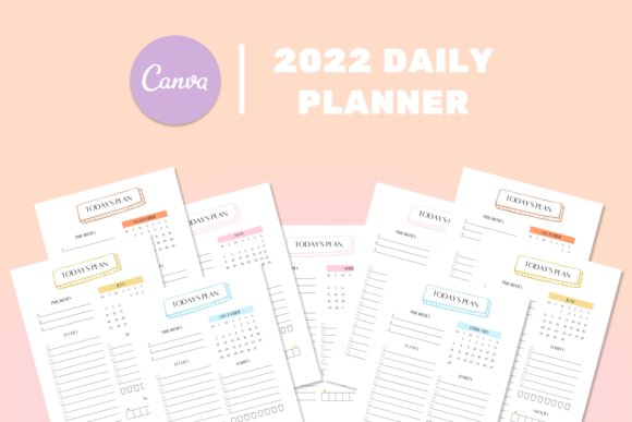 Download 2022 Daily Planner | Canva Template - Template Collection
