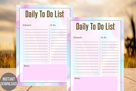 Download Printable Daily to Do List Template PDF - Template Collection
