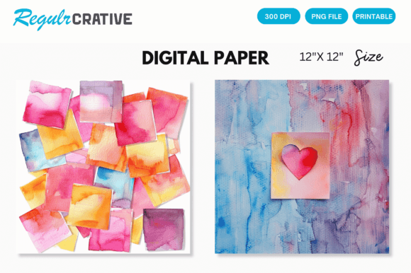 Download Love Sticky Notes Watercolor Paper - Watercolor Collection