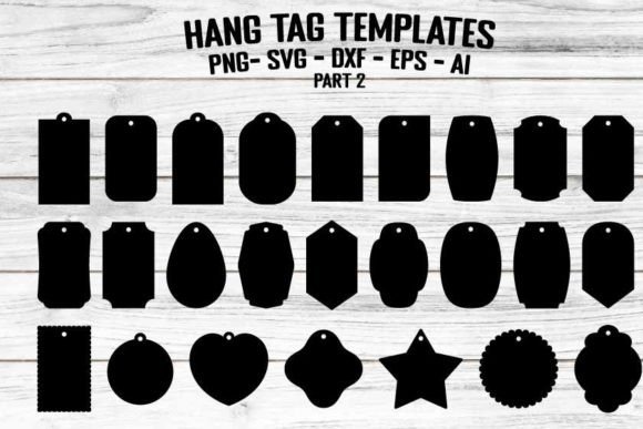 Download Hang Tags SVG Cut File Templates - Template Collection