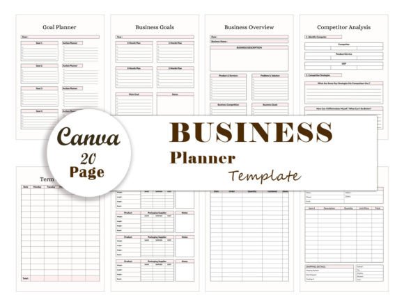Download Minimalist Business Planners Templates - Template Collection