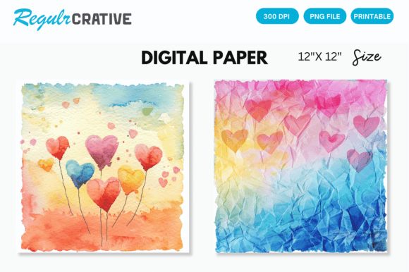 Download Love Sticky Notes Watercolor Paper - Watercolor Collection