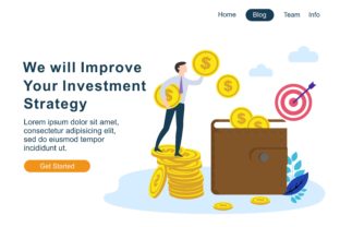 Download Flat Design Web Page Templates of Finance, Business Success, Investment. Web Design Modern - Template Collection