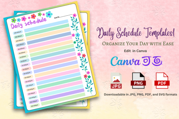 Download Editable Daily Schedule Template - Template Collection