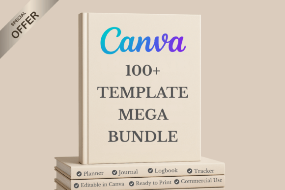 Download 100+ Canva Template Mega Bundle | KDP - Template Collection