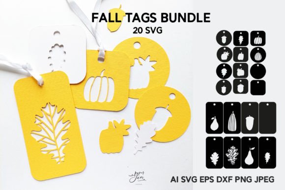 Download Fall Tags SVG Packaging Tags Template - Template Collection