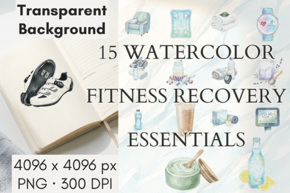 Download Fitness Recovery Clipart Watercolor PNG - Watercolor Collection