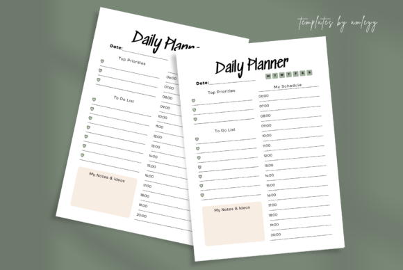 Download Functional Daily Planner Canva Template - Template Collection