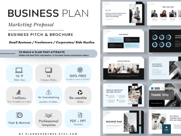 Download Business Plan Template PDF, Printable - Template Collection