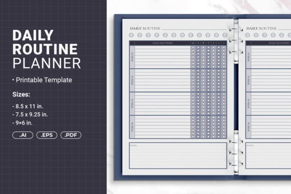 Download Daily Routine Planner Printable Template - Template Collection